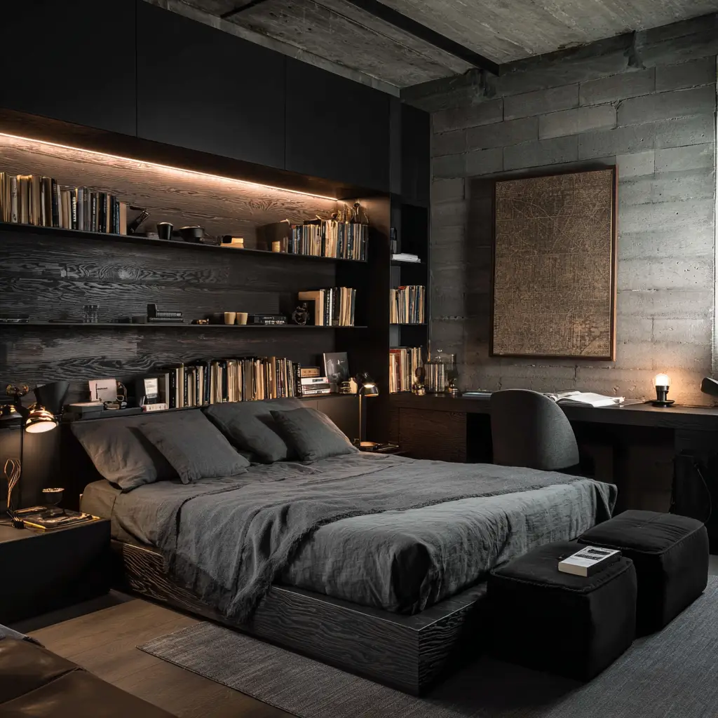 Incorporate Dark Wood Accents