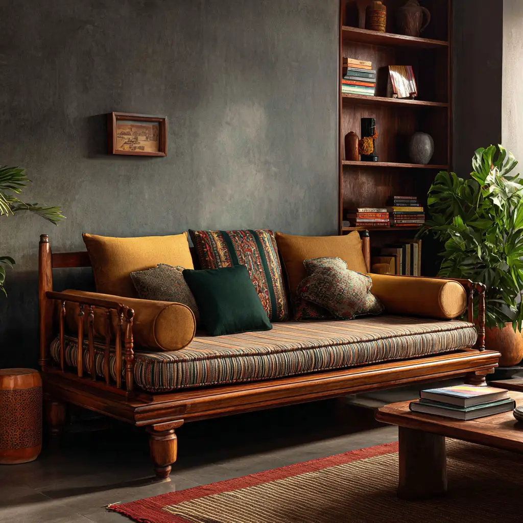 Indian Style Charpai Inspired Sofa