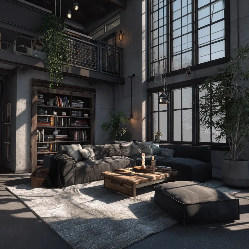Industrial Loft Room