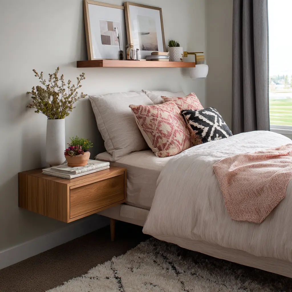 Install Floating Nightstands