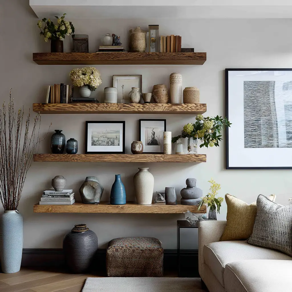 Install Floating Shelves