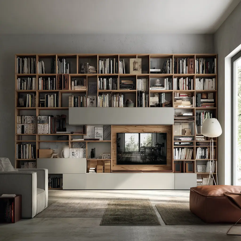 Integrated Bookcase