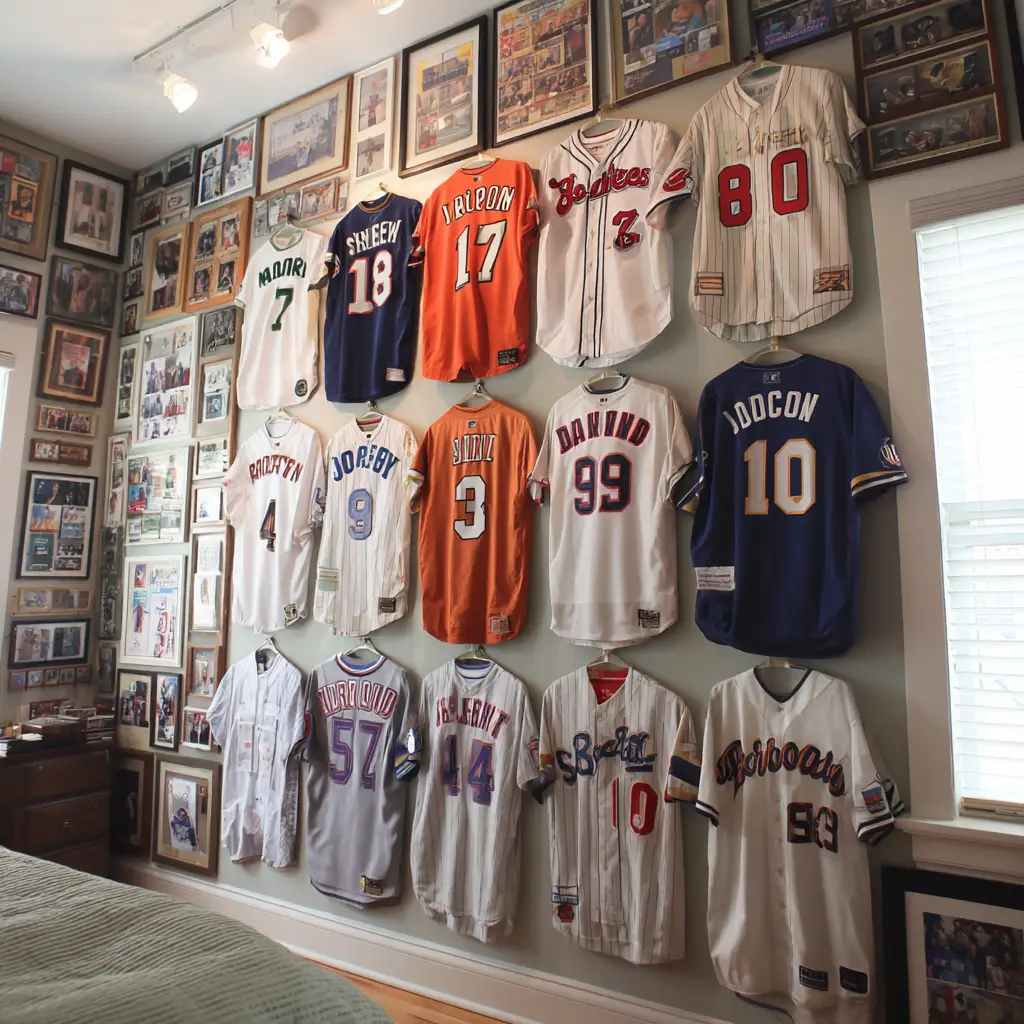 Jersey Display Wall