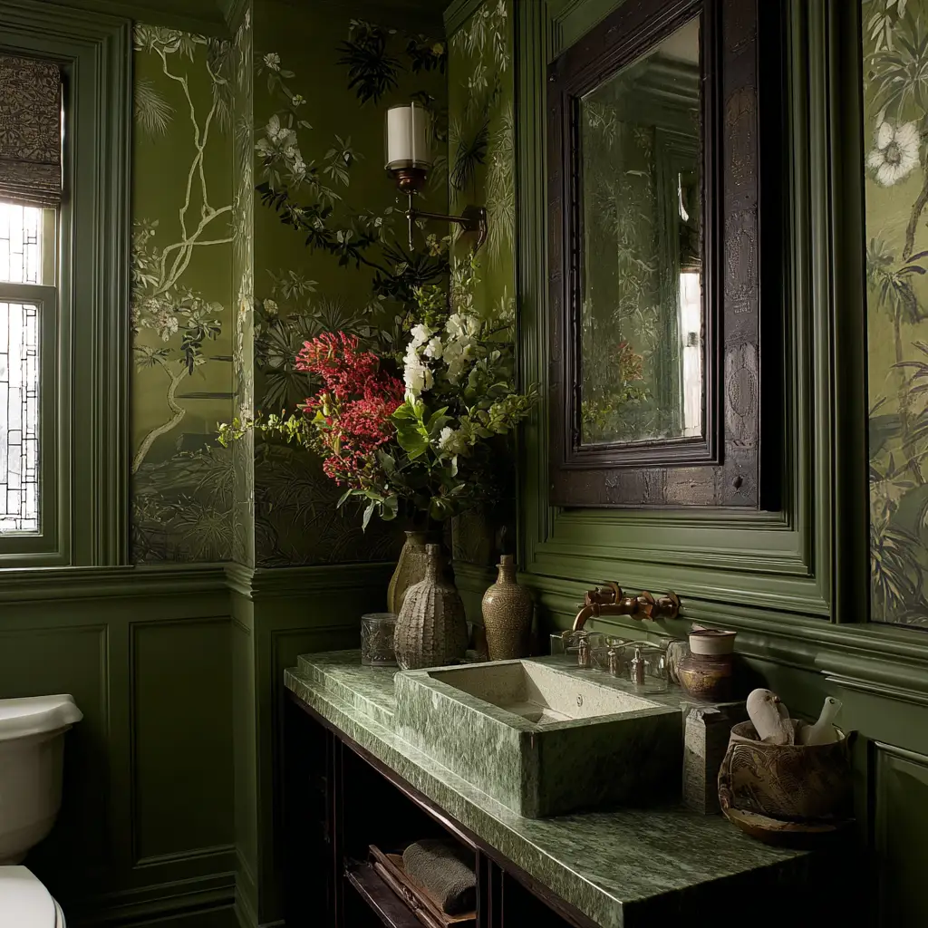 Jungle-Inspired Green Palette