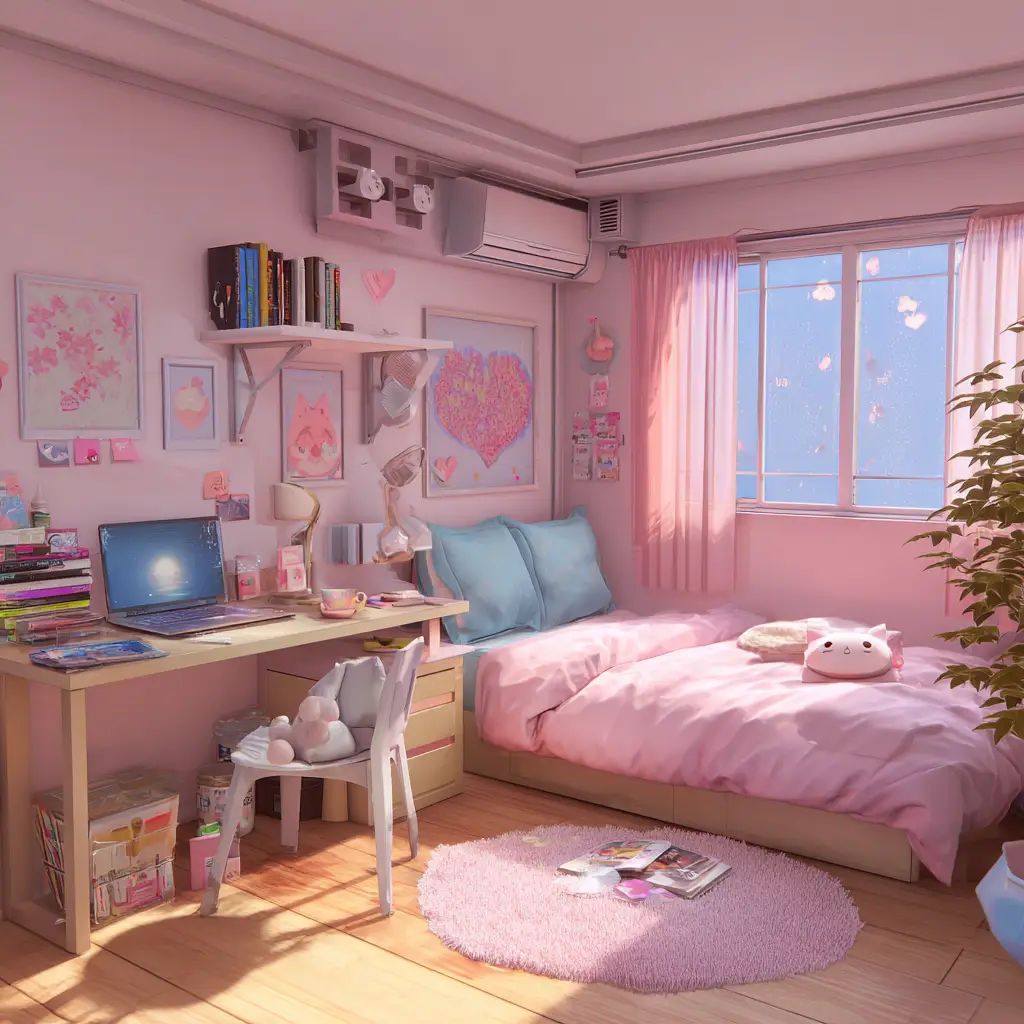 Kawaii-Themed Room