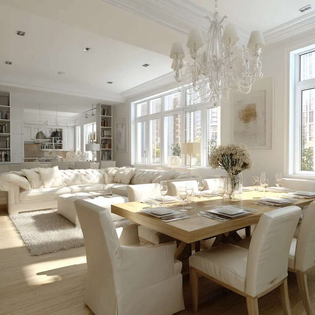 Keep It Airy with Light Furniture