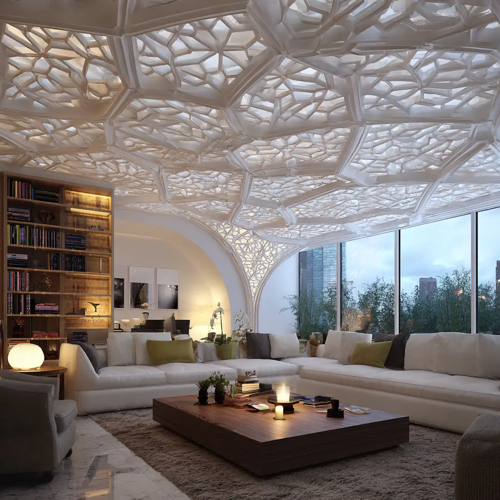  Lattice Pattern Ceiling