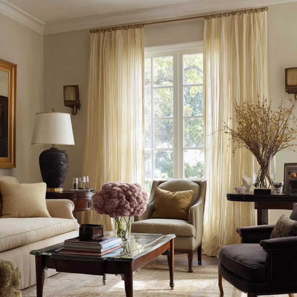Layered Curtains or Sheers