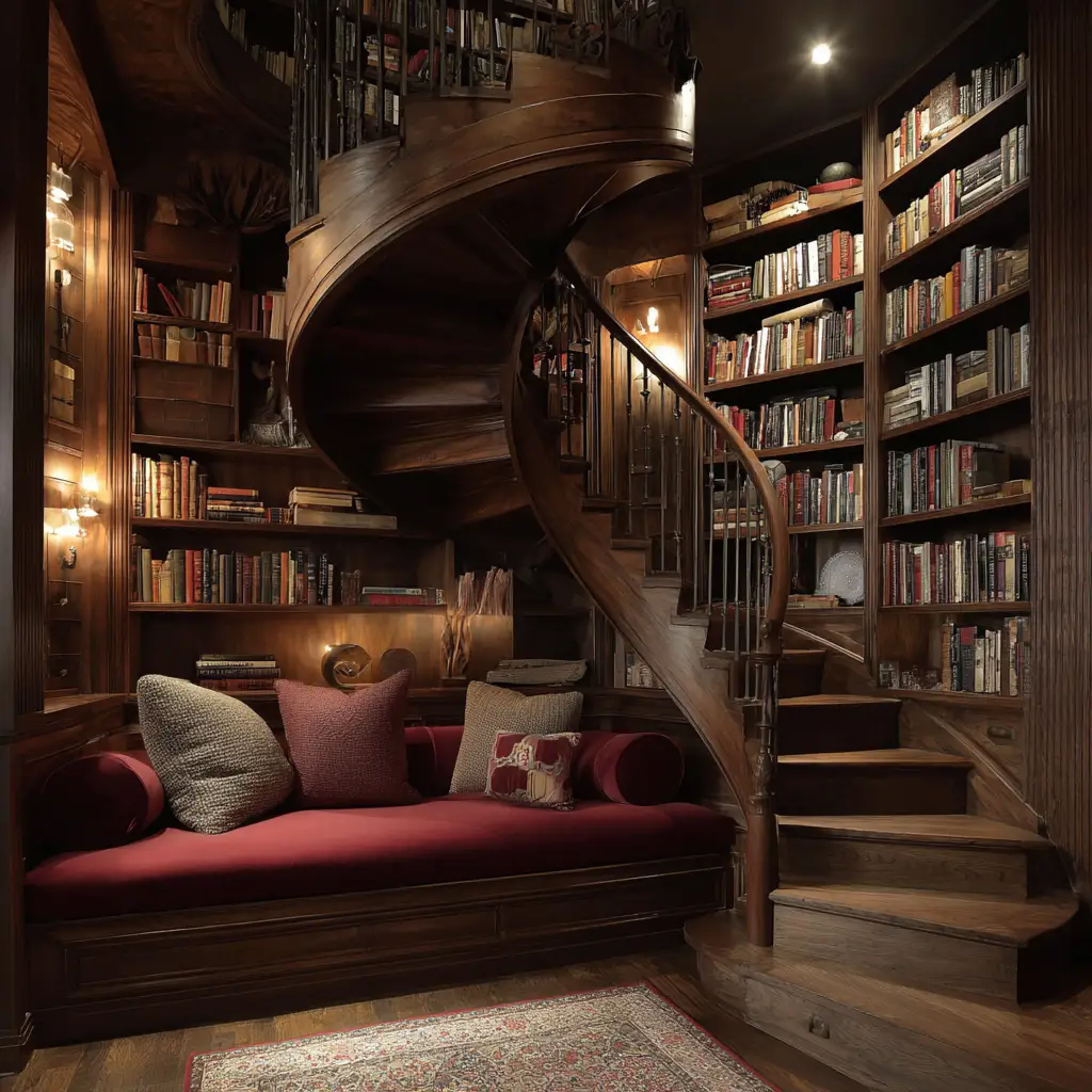 Library Under the Stairs