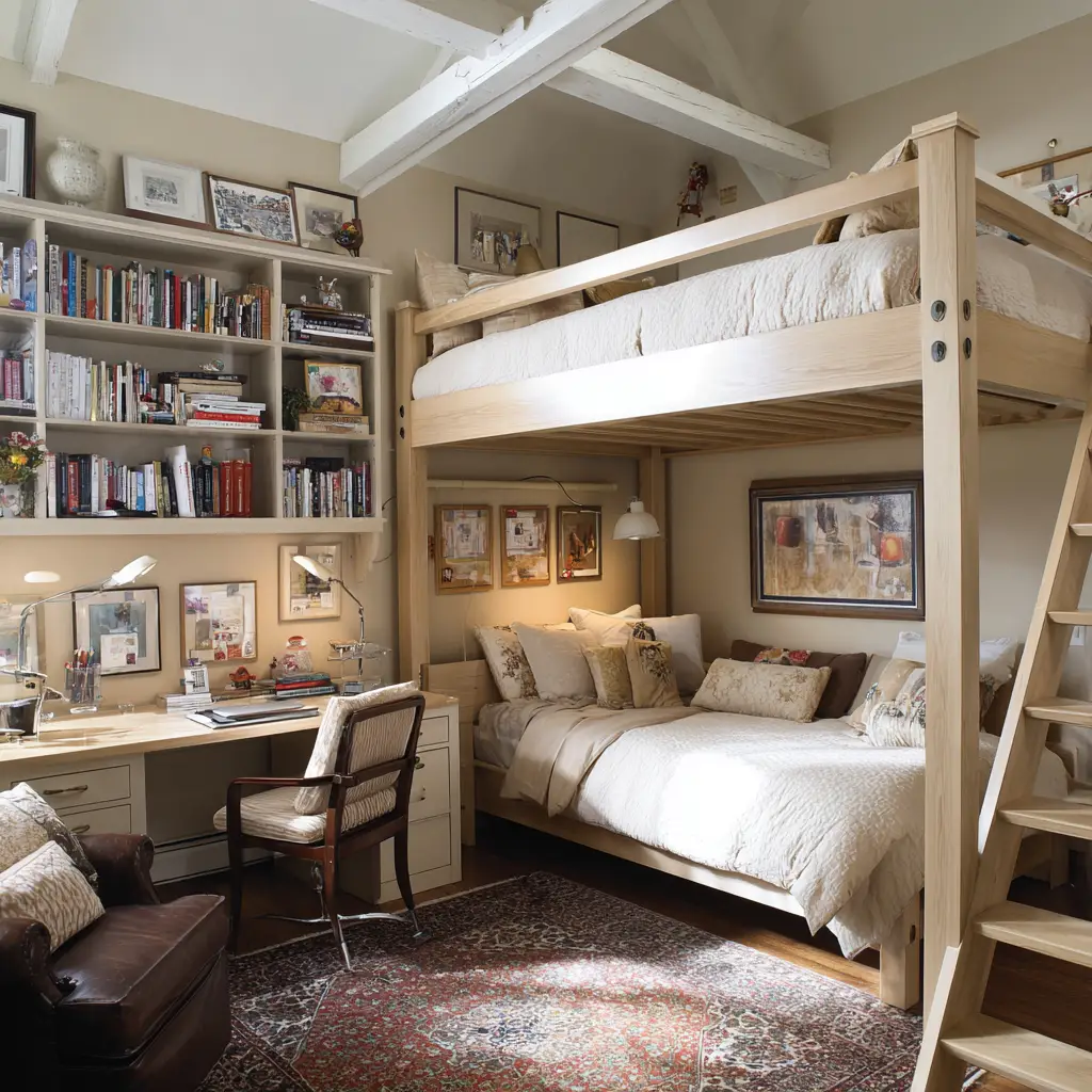  Loft Beds with Desks Underneath