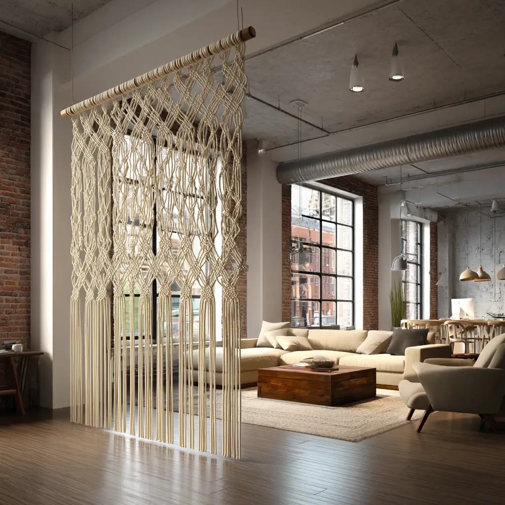 Macramé Hanging Dividers