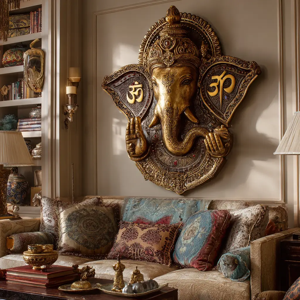 Metal Ganesha or Om Symbols