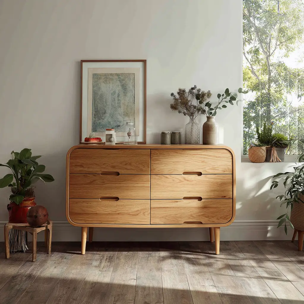 Mid-Century Wooden Dresser