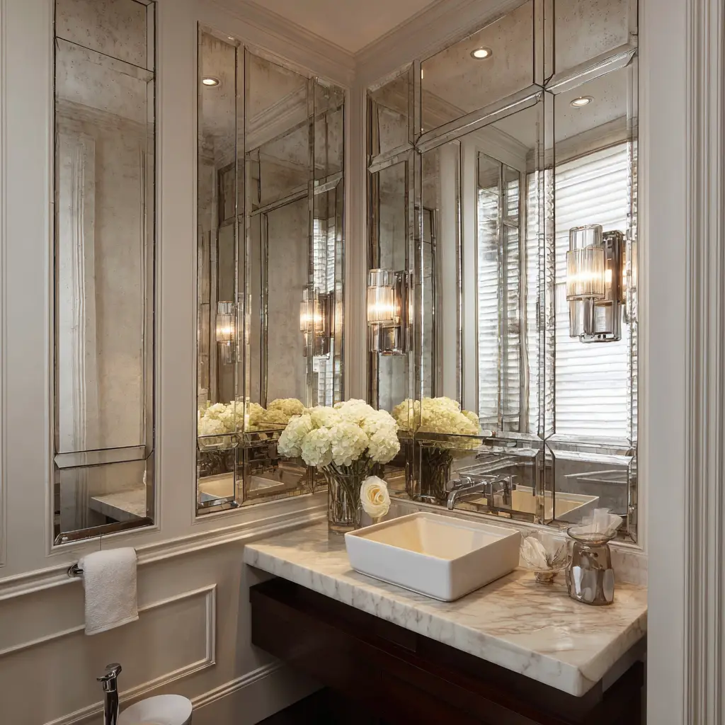Mirrored Wall Panel