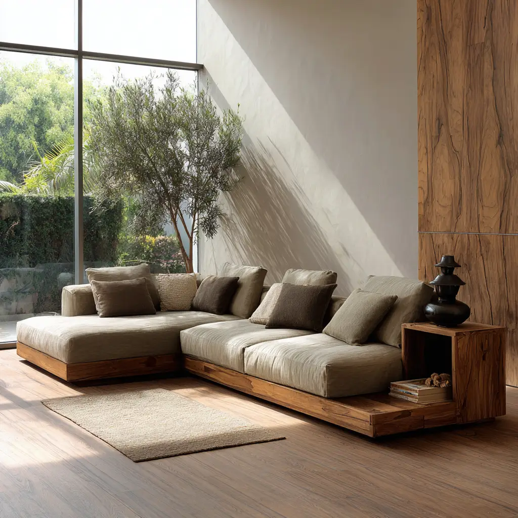 Modular Wooden Sofa