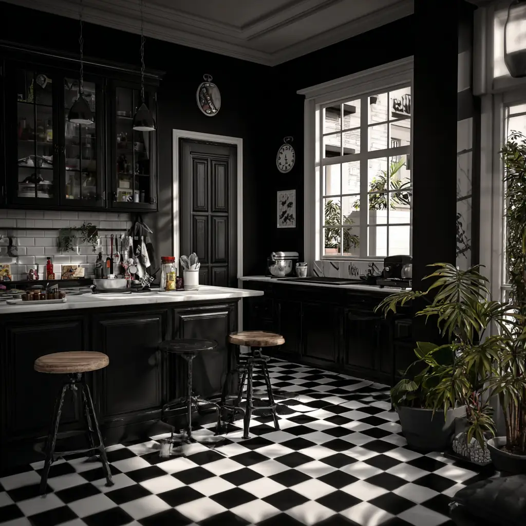 Monochrome Kitchen