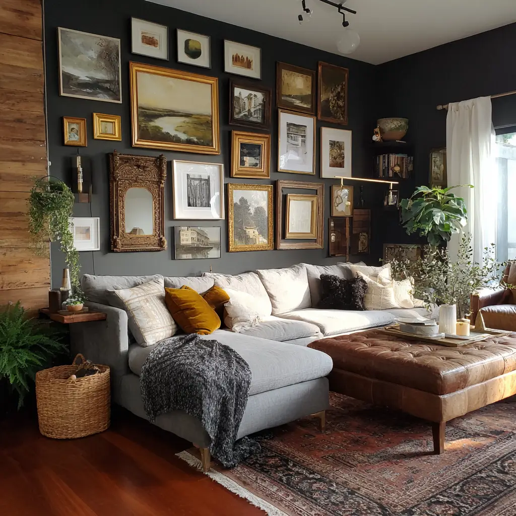 Moody Gallery Wall