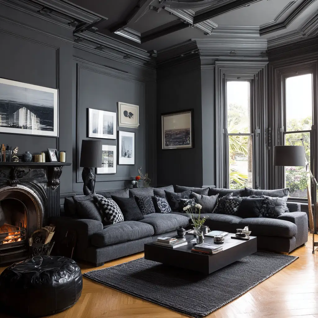 Moody Grey Ceiling
