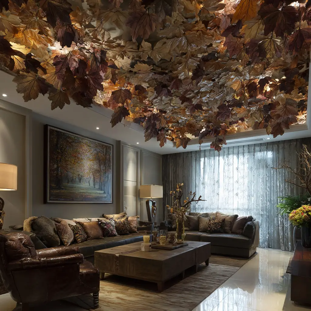 Nature-Inspired Ceiling Motifs