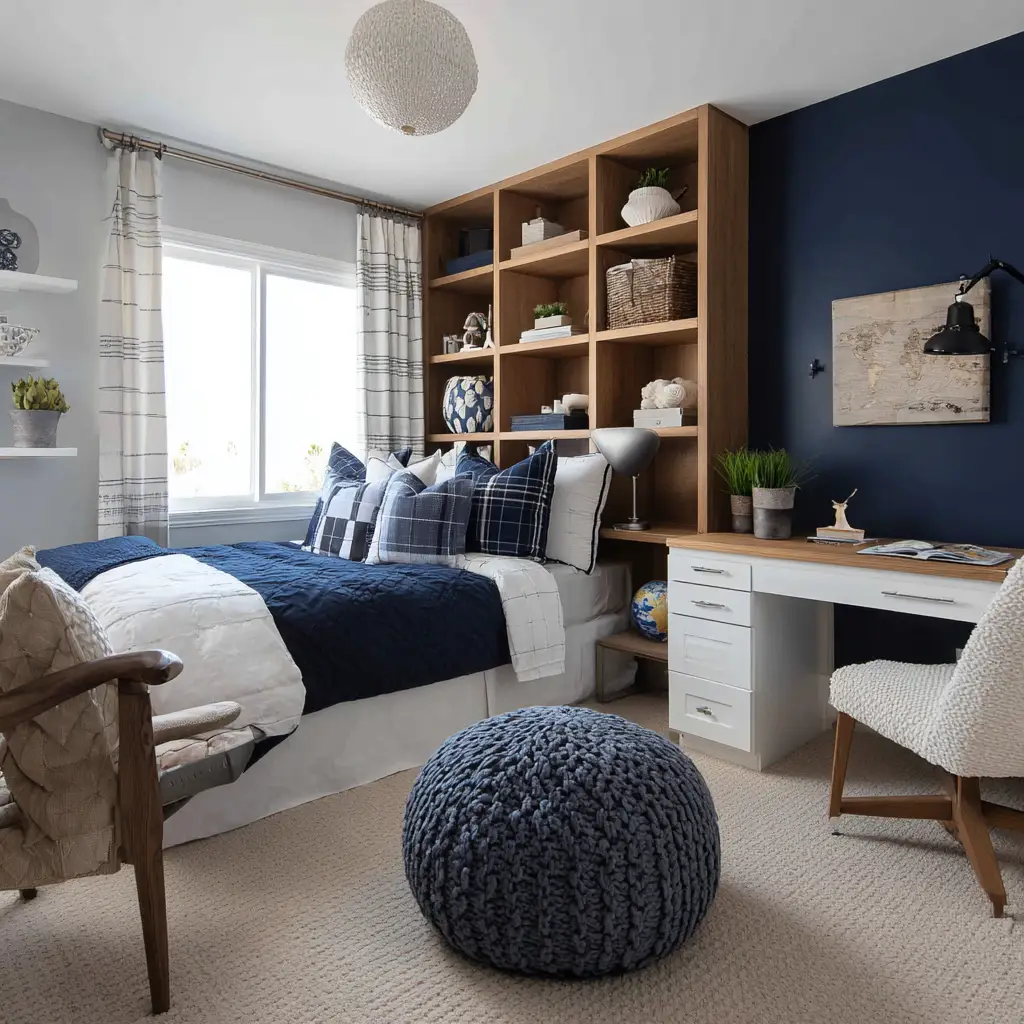 Navy and Tan Combo