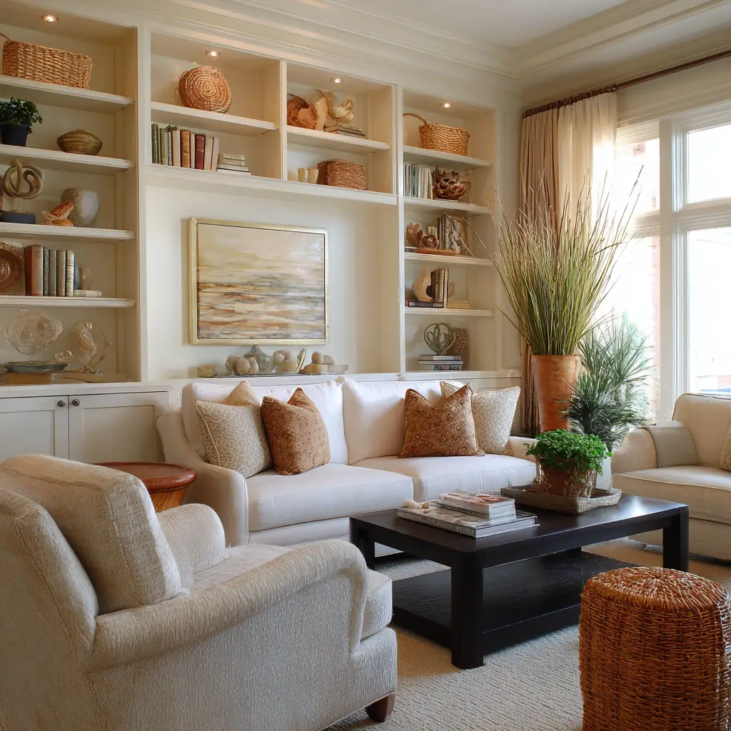 Neutral Base, Warm Accents