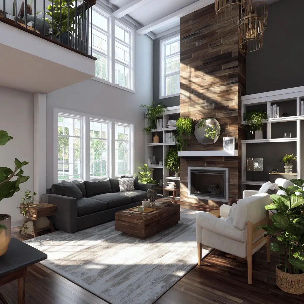 Open Concept Living Room