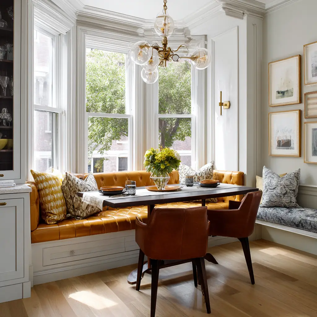 Opt for Built-In Banquette Seating