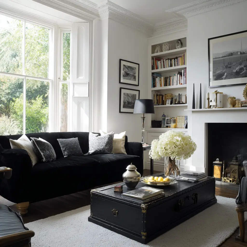 Pair with Crisp White Walls