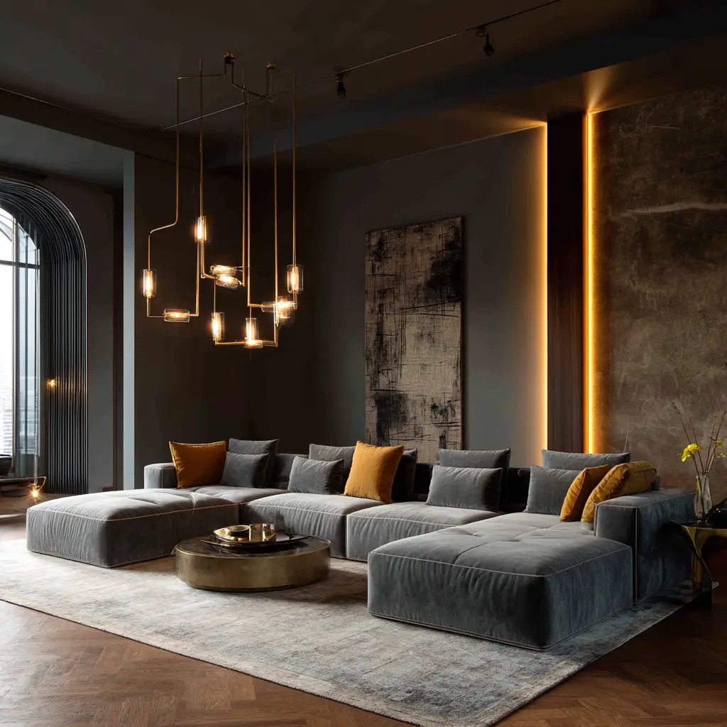 Pair with Sculptural Lighting