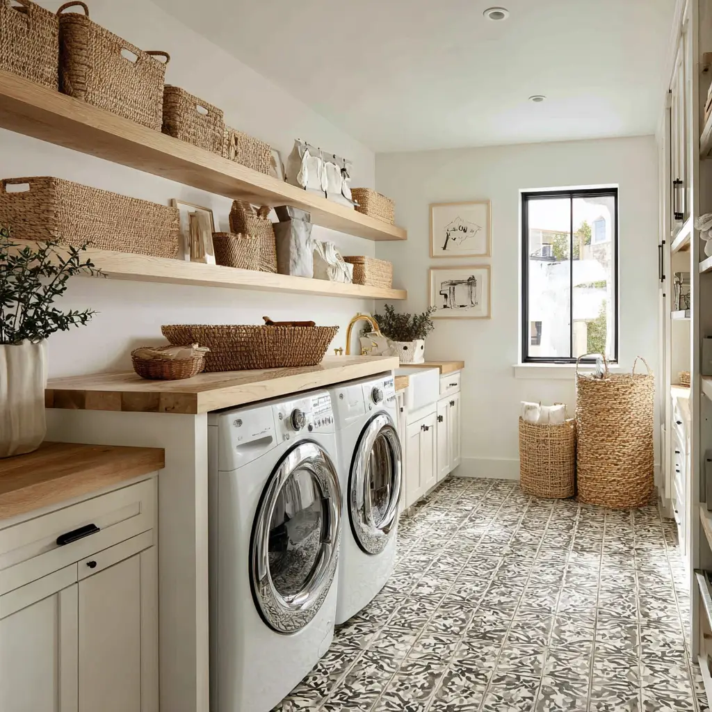 Patterned Floor Tiles