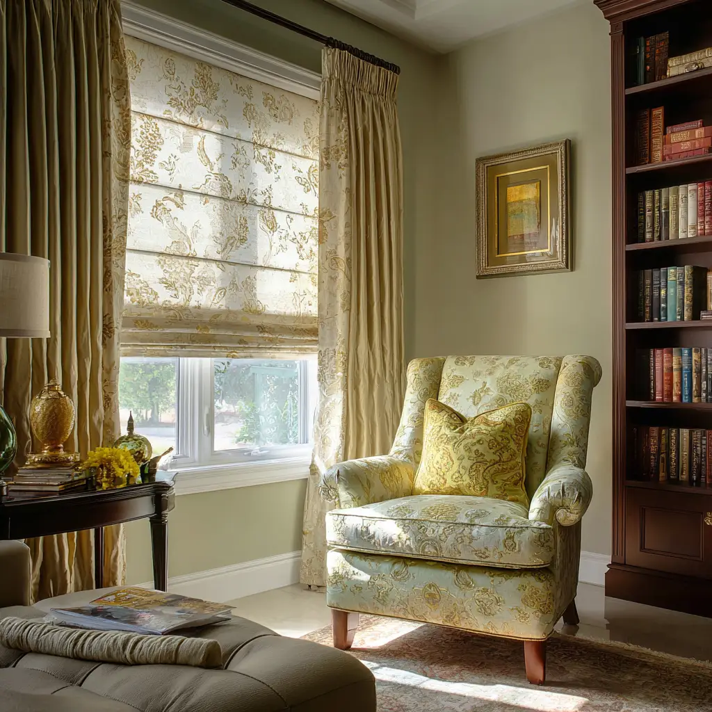Patterned Roman Shades