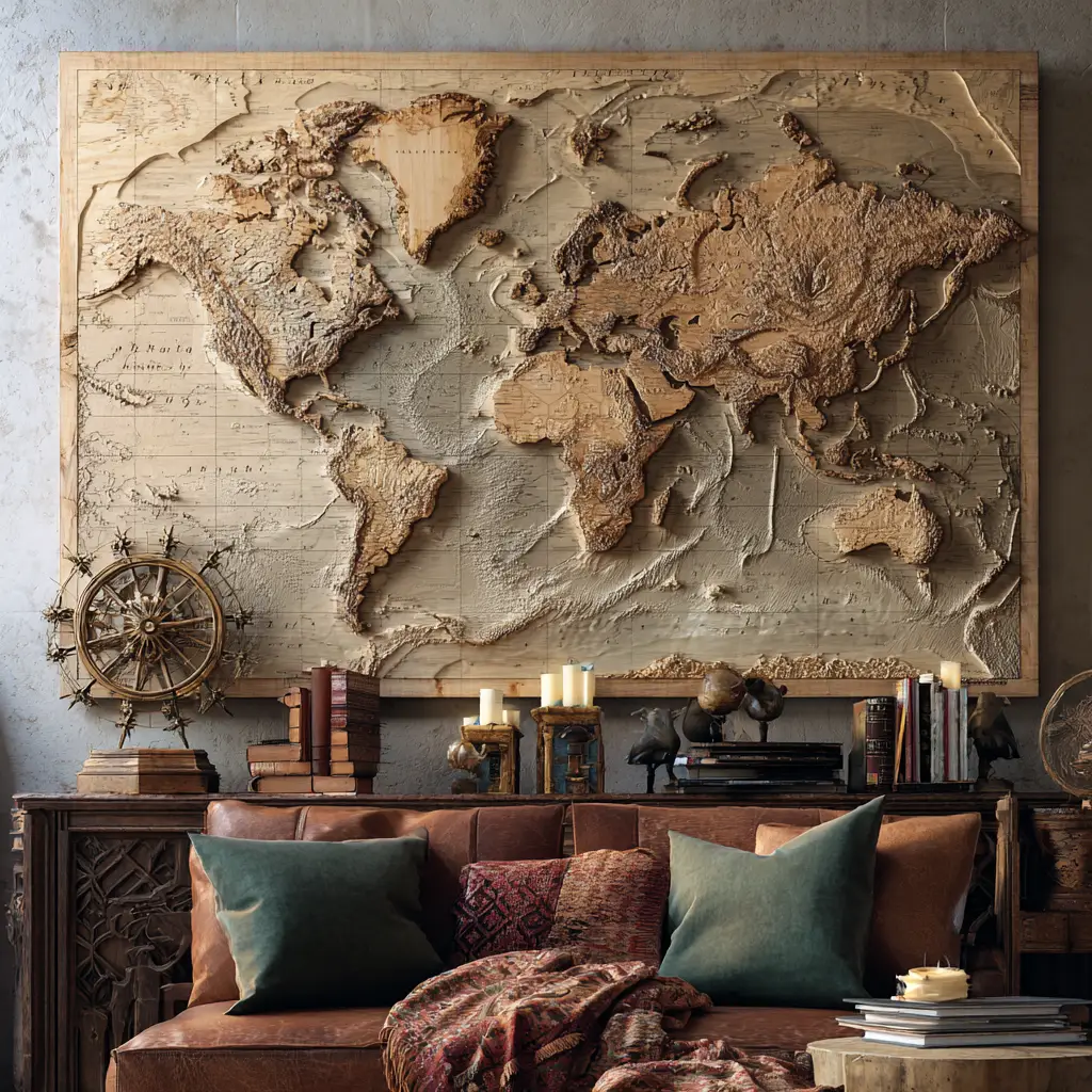 Personalized Wall Map