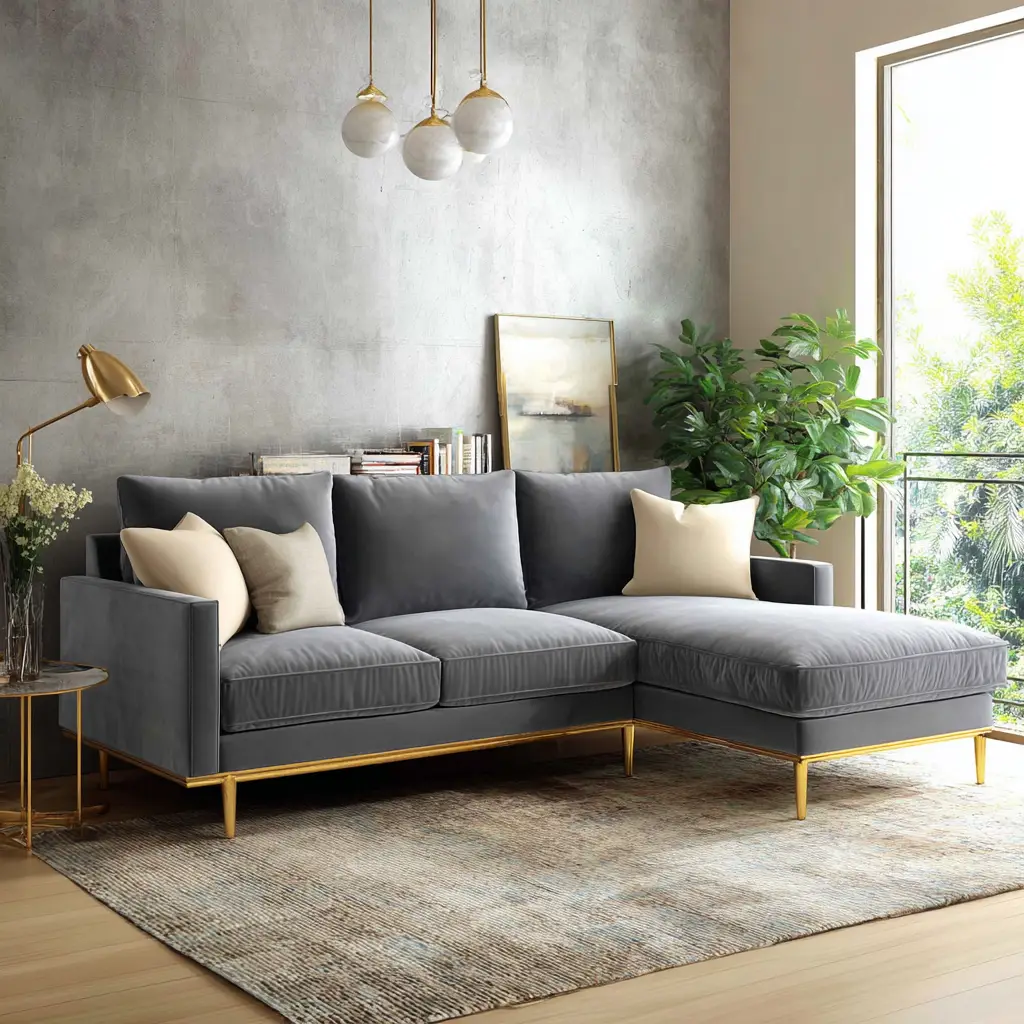 Pick a Sofa with Metal or Wood Legs