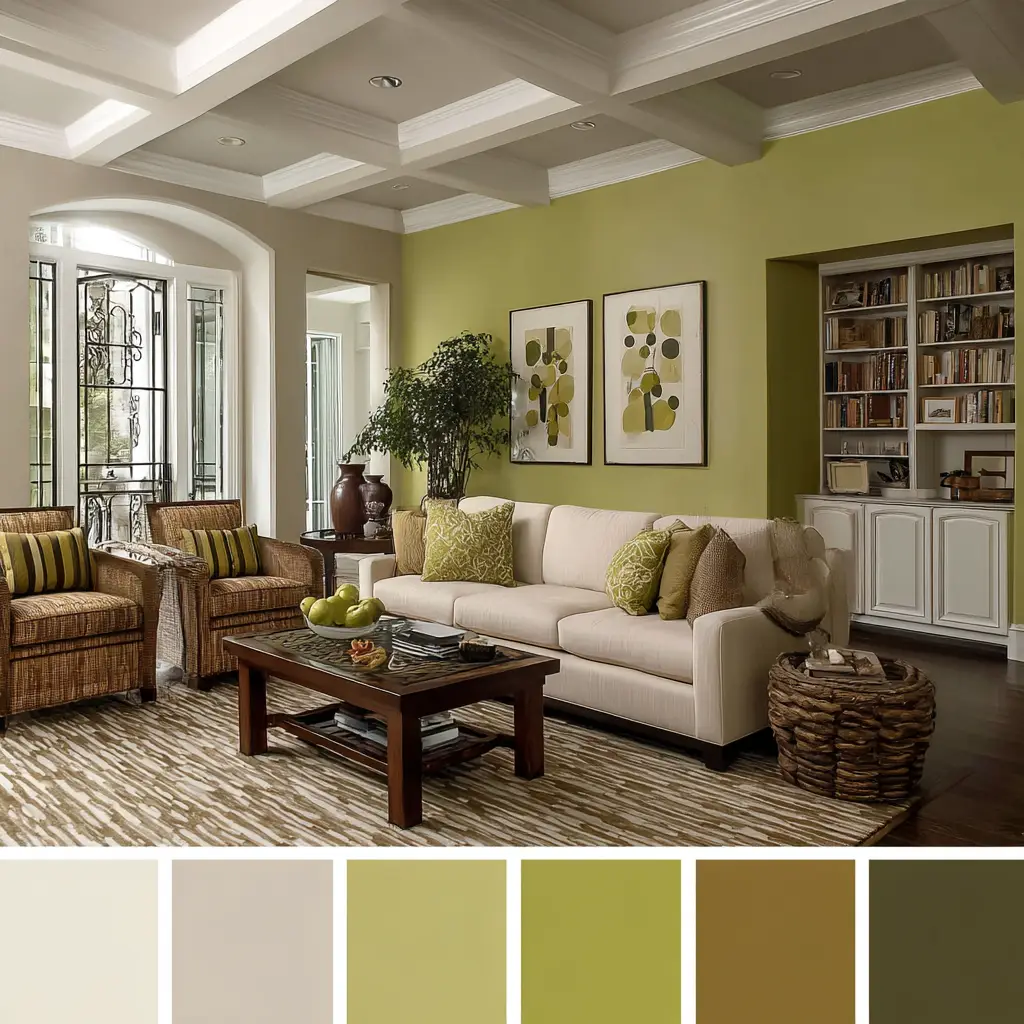 Pistachio and Beige