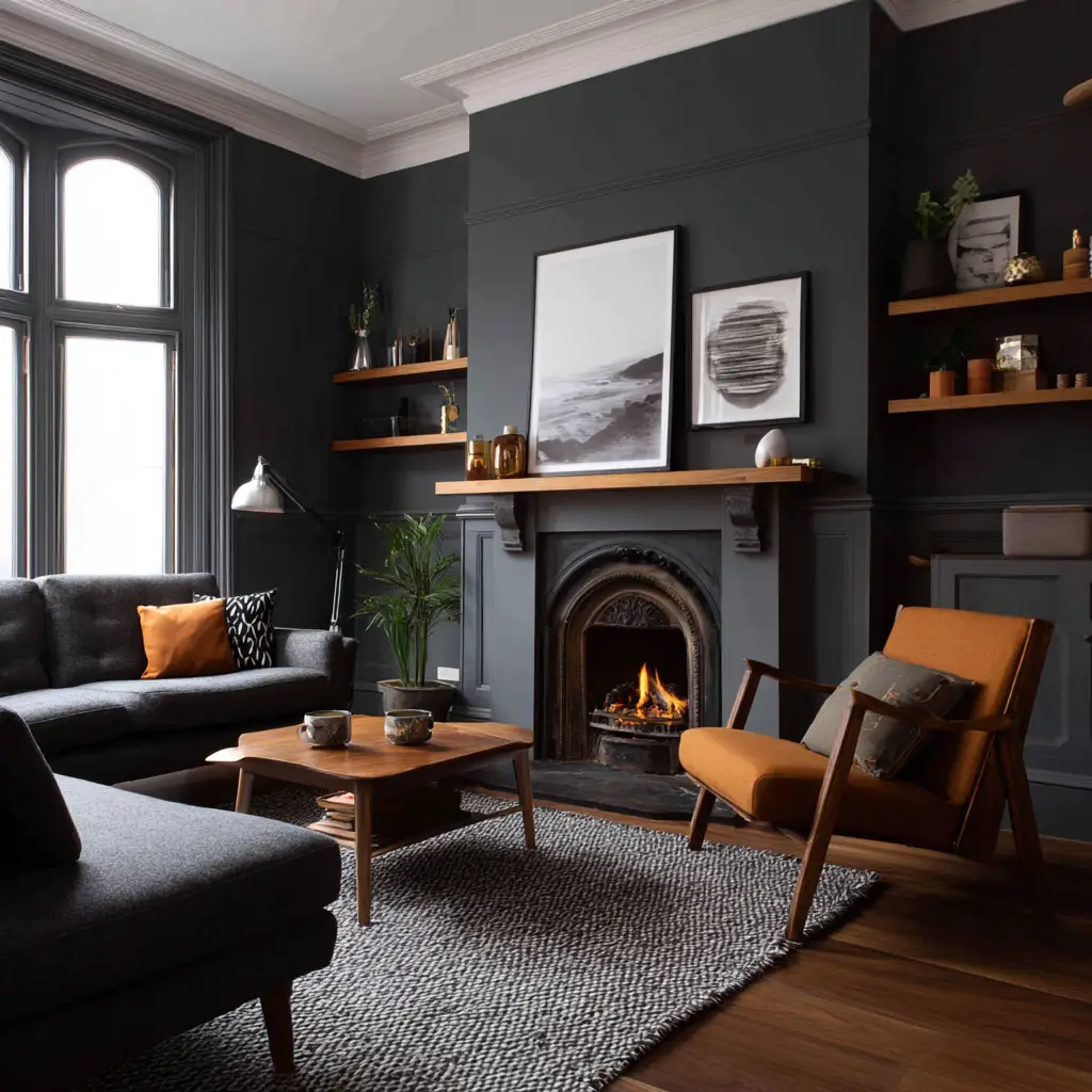 Pops of Warm Wood