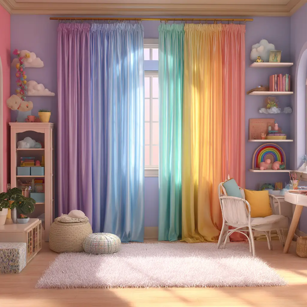 Rainbow Curtains