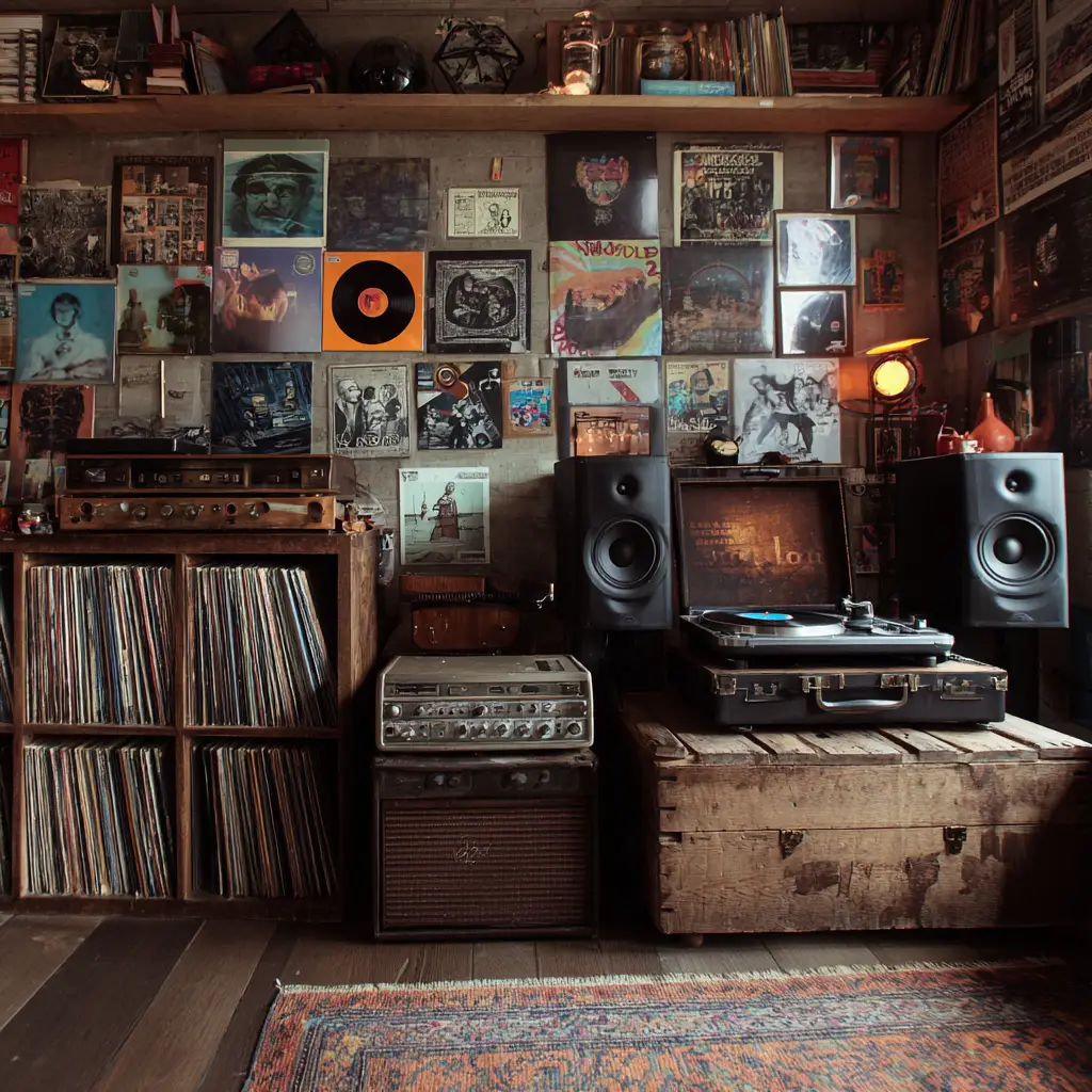 Record Collections and Turntables