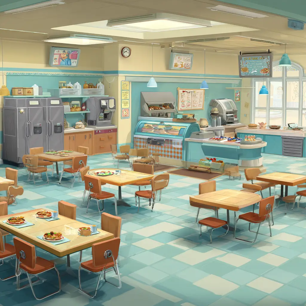 School Cafeteria Kitchen