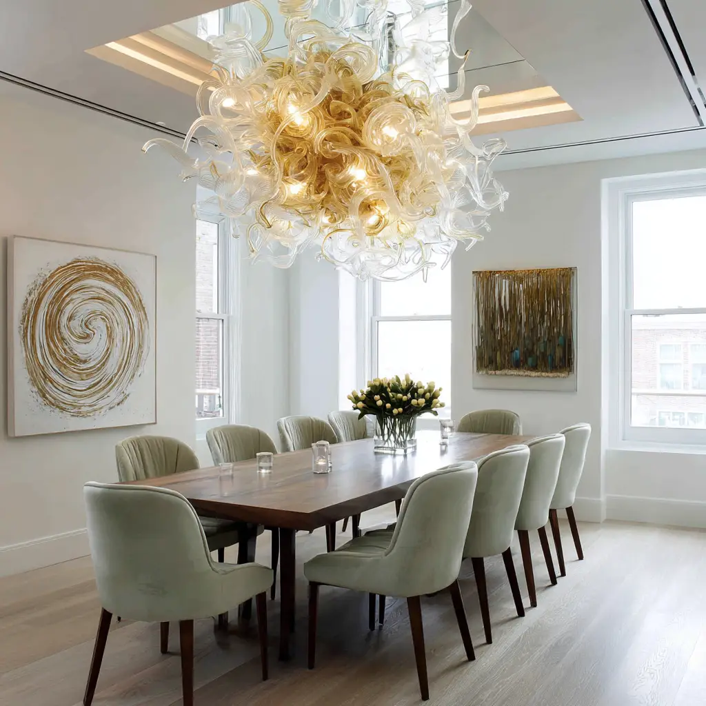 Sculptural Chandeliers