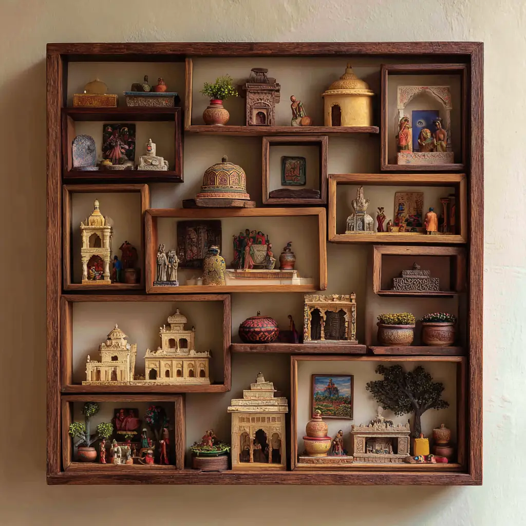 Shadow Boxes with Miniature Art