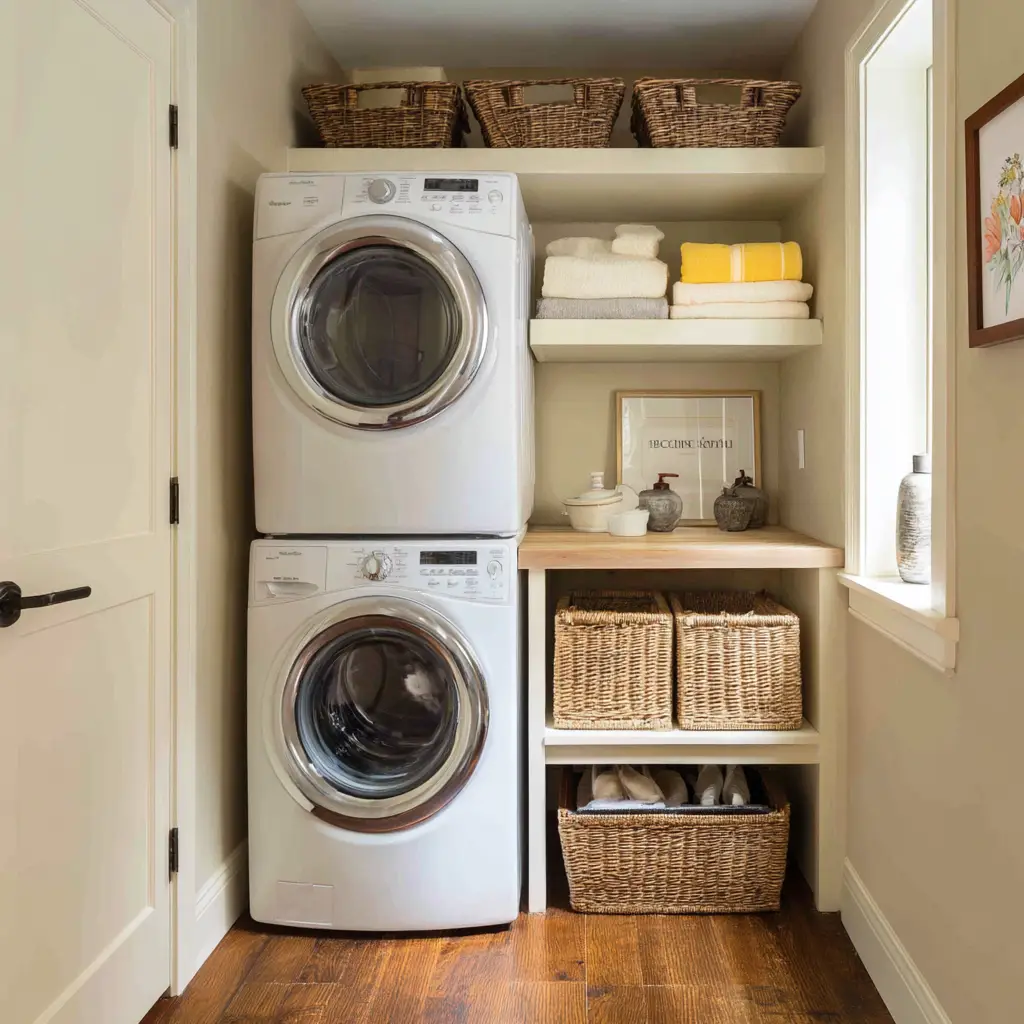 Stacked Washer and Dryer