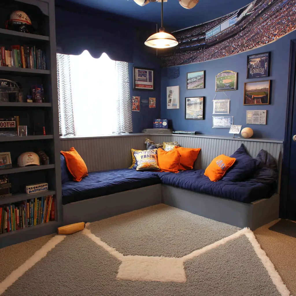 Stadium Seating Reading Nook
