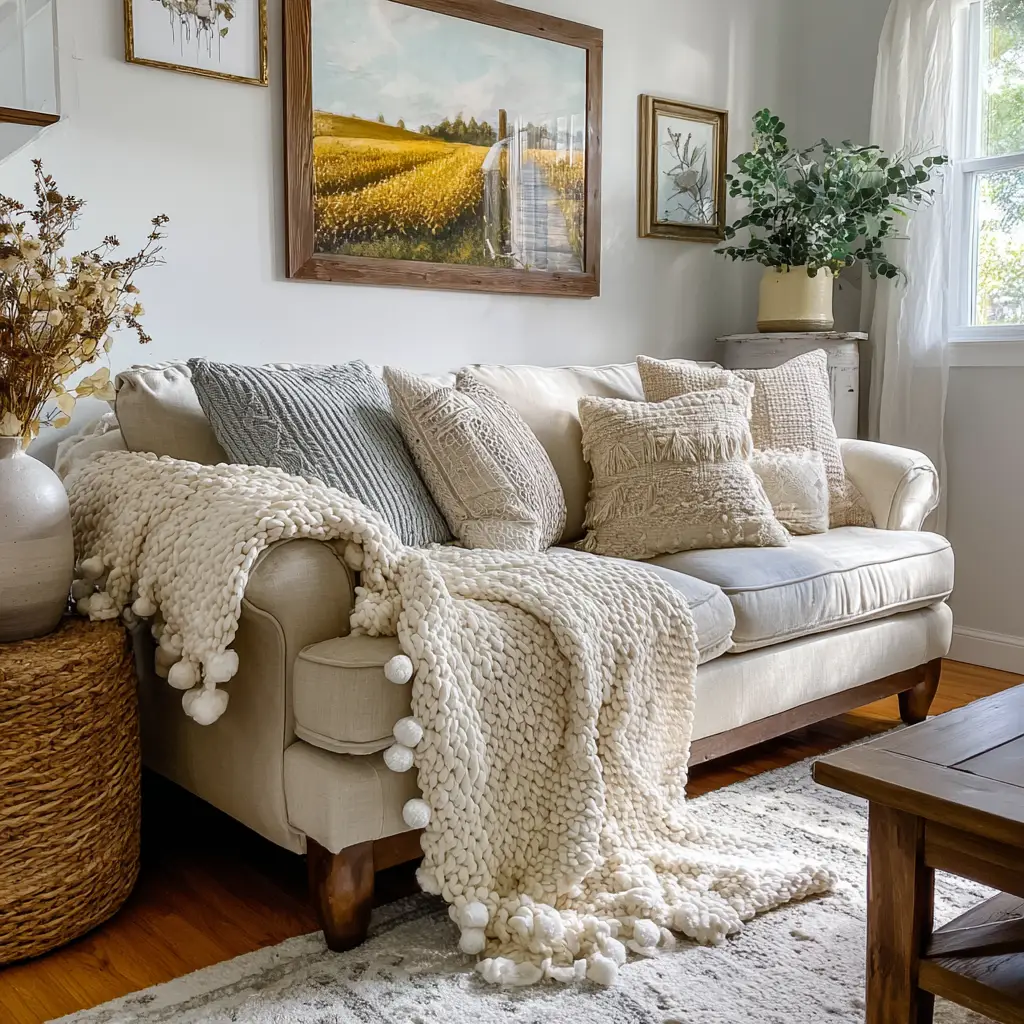Textured Throw Blankets