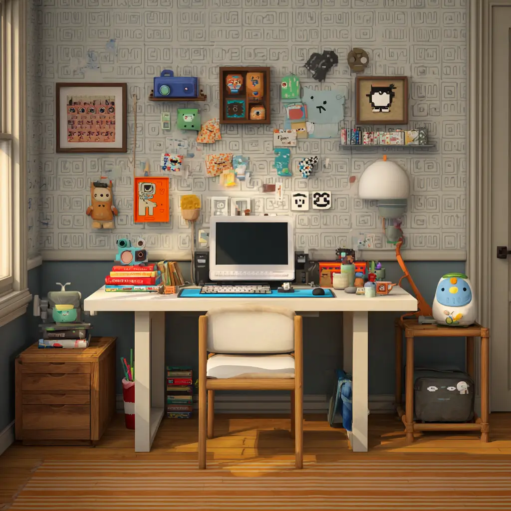 Toca-Inspired Desk Setup