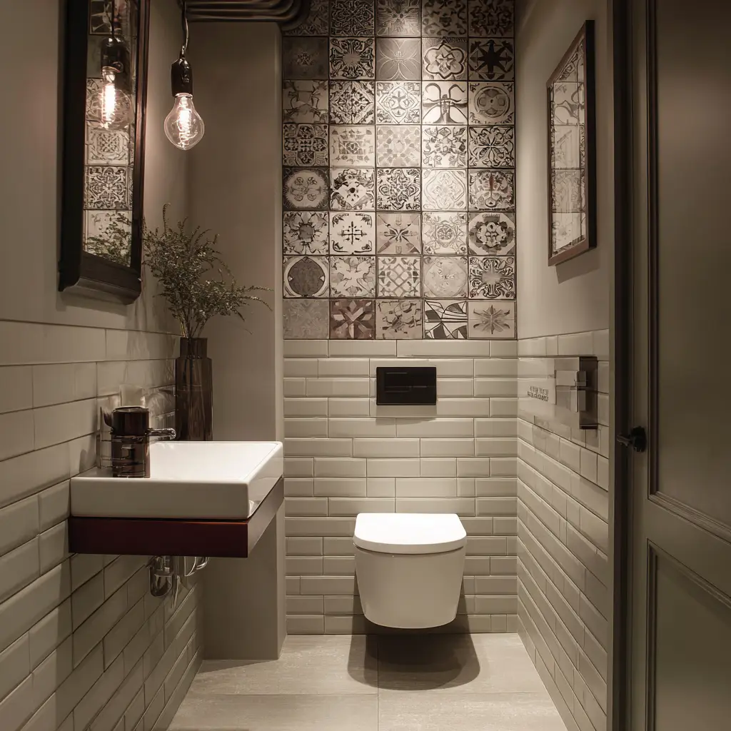 Try Floor-to-Ceiling Tiles