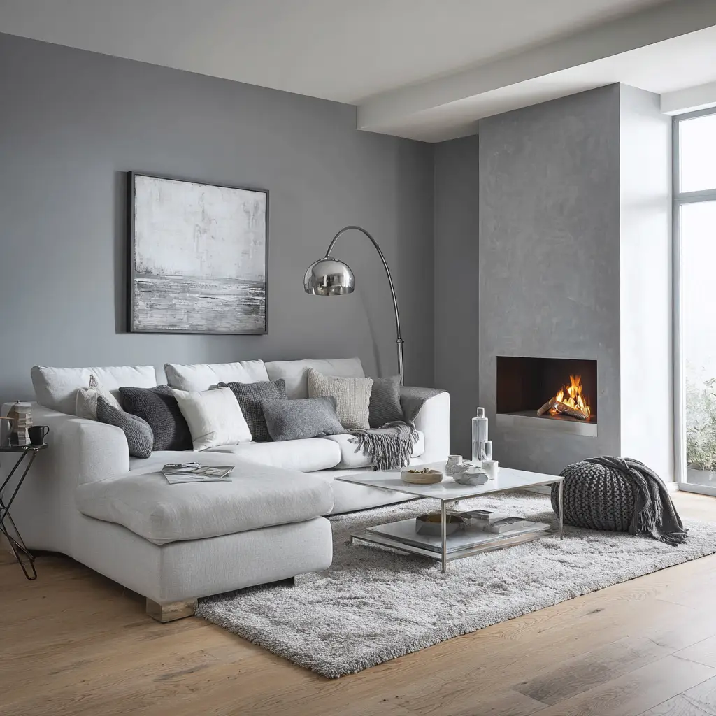 Try Grey and White Minimalism