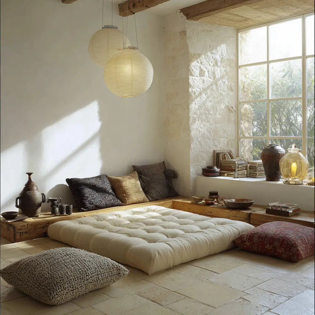 Try Low Seating or Floor Cushions