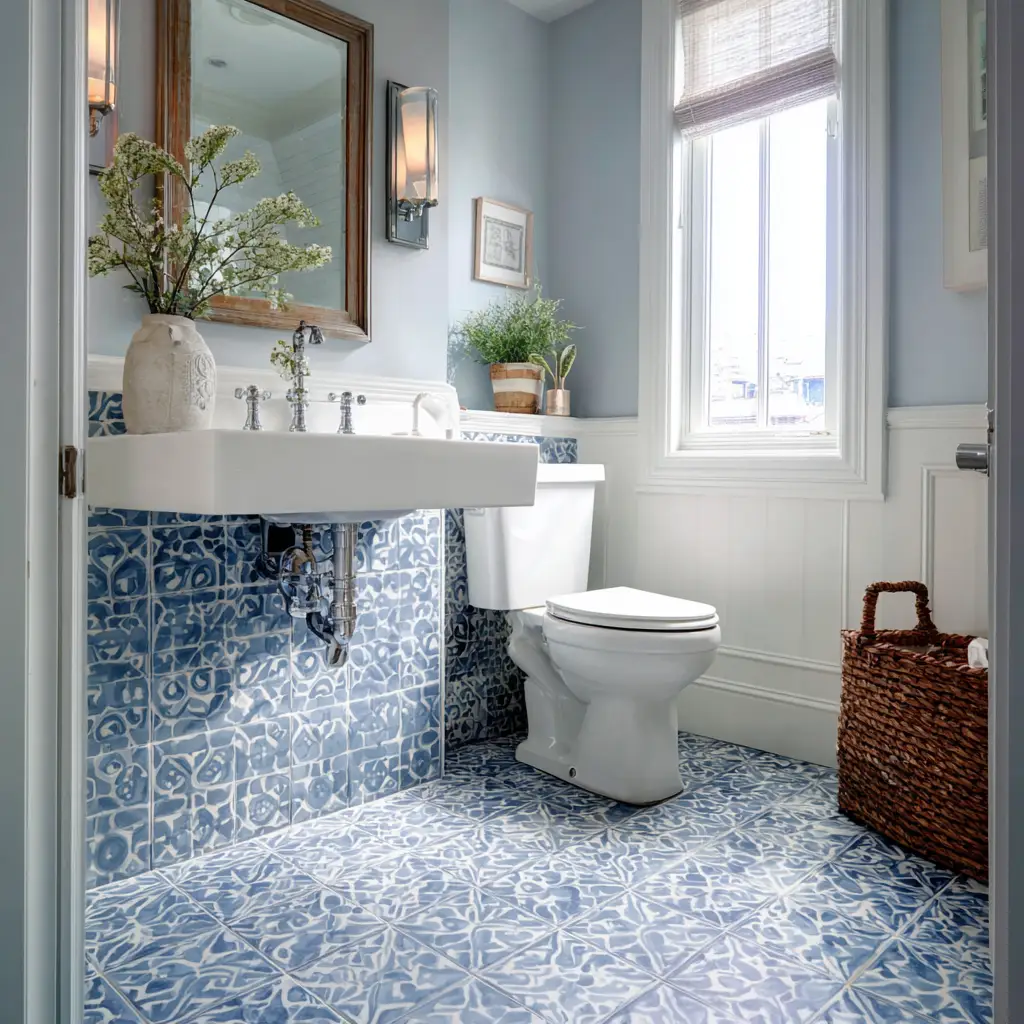 Try a Bold Tile Floor
