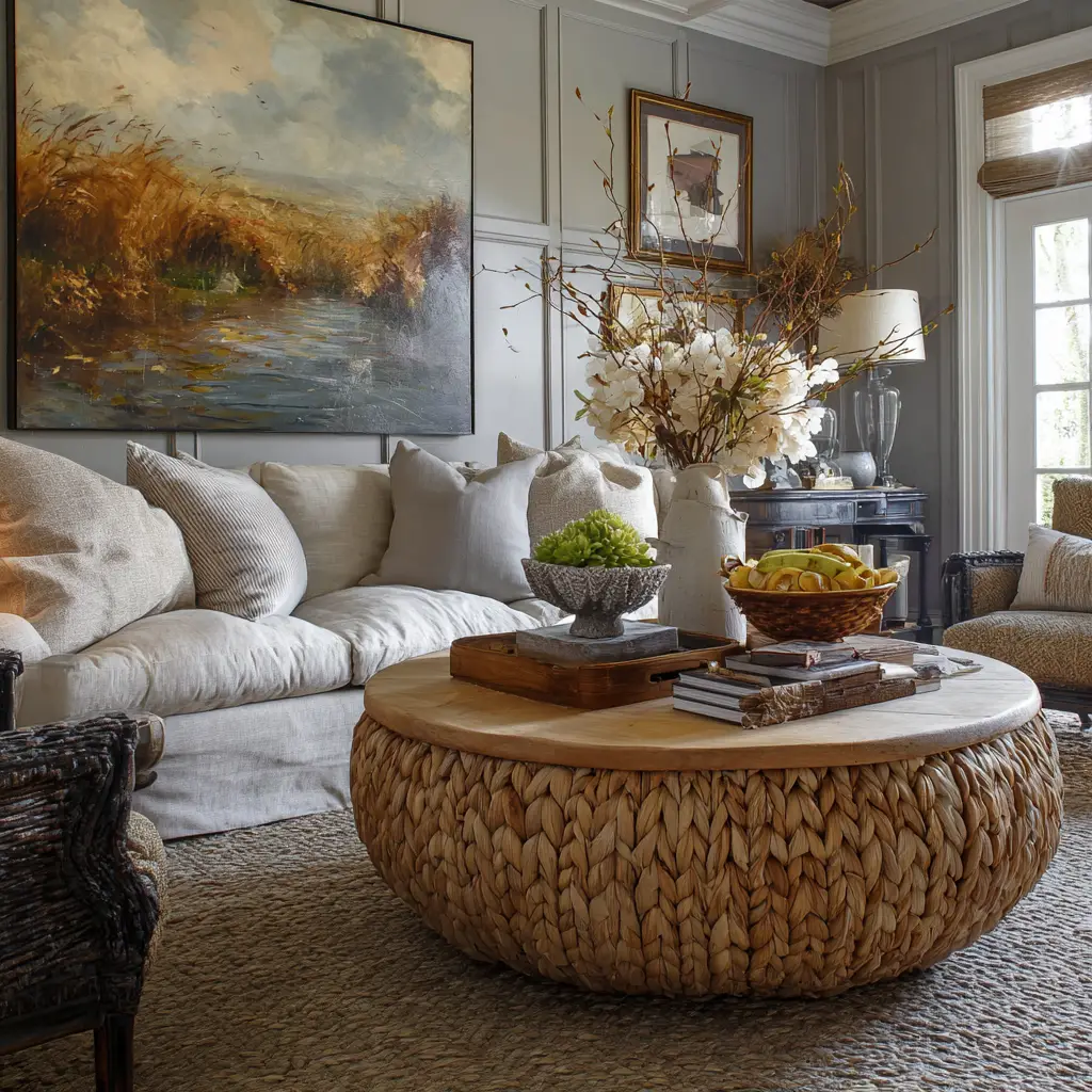 Try a Round Coffee Table