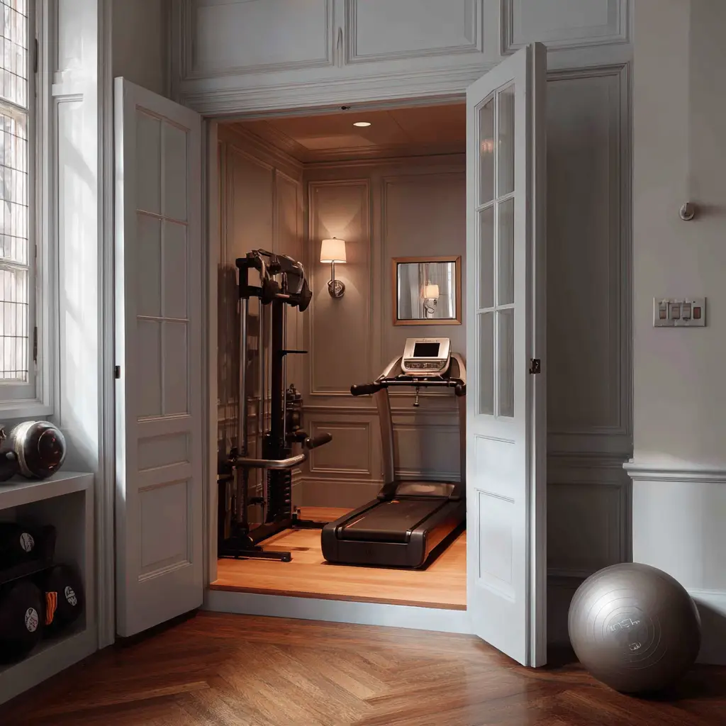 Turn a Closet into a Hidden Gym